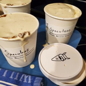 ice cream in pint cartons